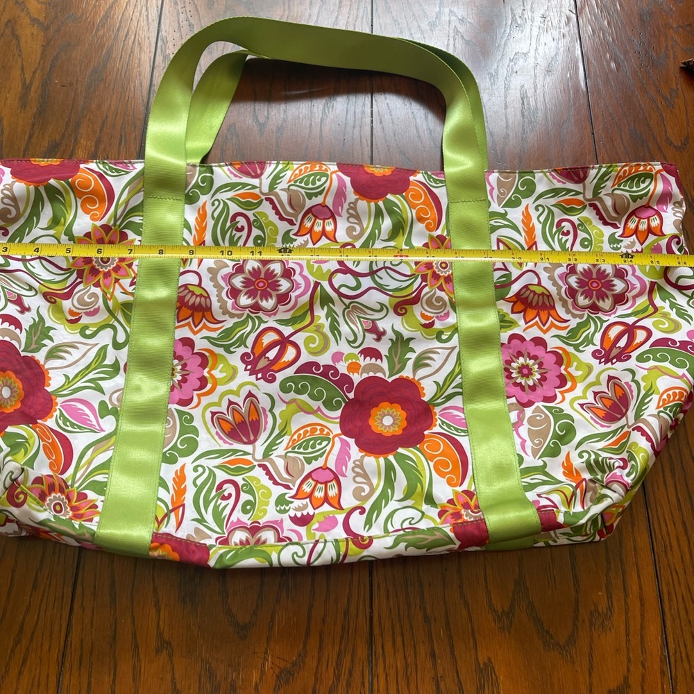 Shiraleah tote beach travel bag floral large flaw - Picture 4 of 13